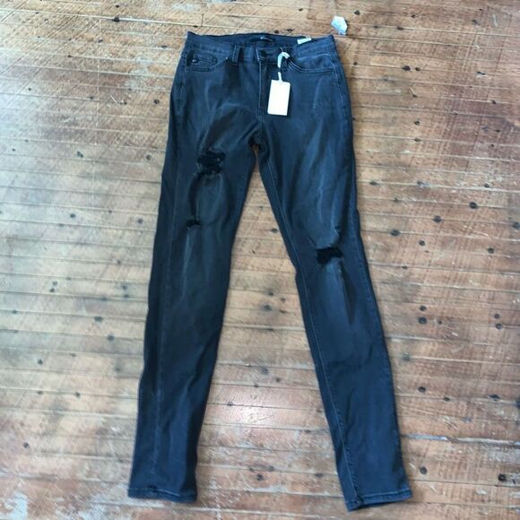 Kancan black distressed destroyed size 29 normcore jeans - Picture 1 of 3